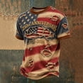 thumbnail image 2 of WEIWEN 250th Anniversary USA Shirt Men S-5XL, 4th of July Tshirts Shirts for Men Big and Tall Patriotic T Shirts for Man 1776 Tee Wintage Clothing Men's T-Shirts Red, XXXXL, 2 of 4