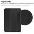 thumbnail image 2 of Hoibon Case For Apple iPad (A16) 11th Generation Case 11 inch 2025,for iPad 10th Generation Case 2022 Slim Trifold iPad 11 inch Cover with Protective TPU Back Shell - Black, 2 of 7