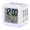 White, Light Blue, Silver, variant on Navy Blue Seahorse Coastal Digital Alarm Clock for Bedrooms, Smart LED Alarm Clock with 7 Color Changing Night Light, Nautical Summer Ocean Silent Wake Up Clocks for Sleep Study Cooking 3.2"x3.2"