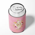 thumbnail image 4 of Spinone Italiano Pink Flowers Can or Bottle Hugger, 4 of 5