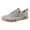 Khaki, variant on Men's Trail Shoes for Hiking Walking Slip on Summer Sports Shoes Breathable Non Slip Outdoor Mesh Lightweight Casual Camping Driving Sneakers White Size 7