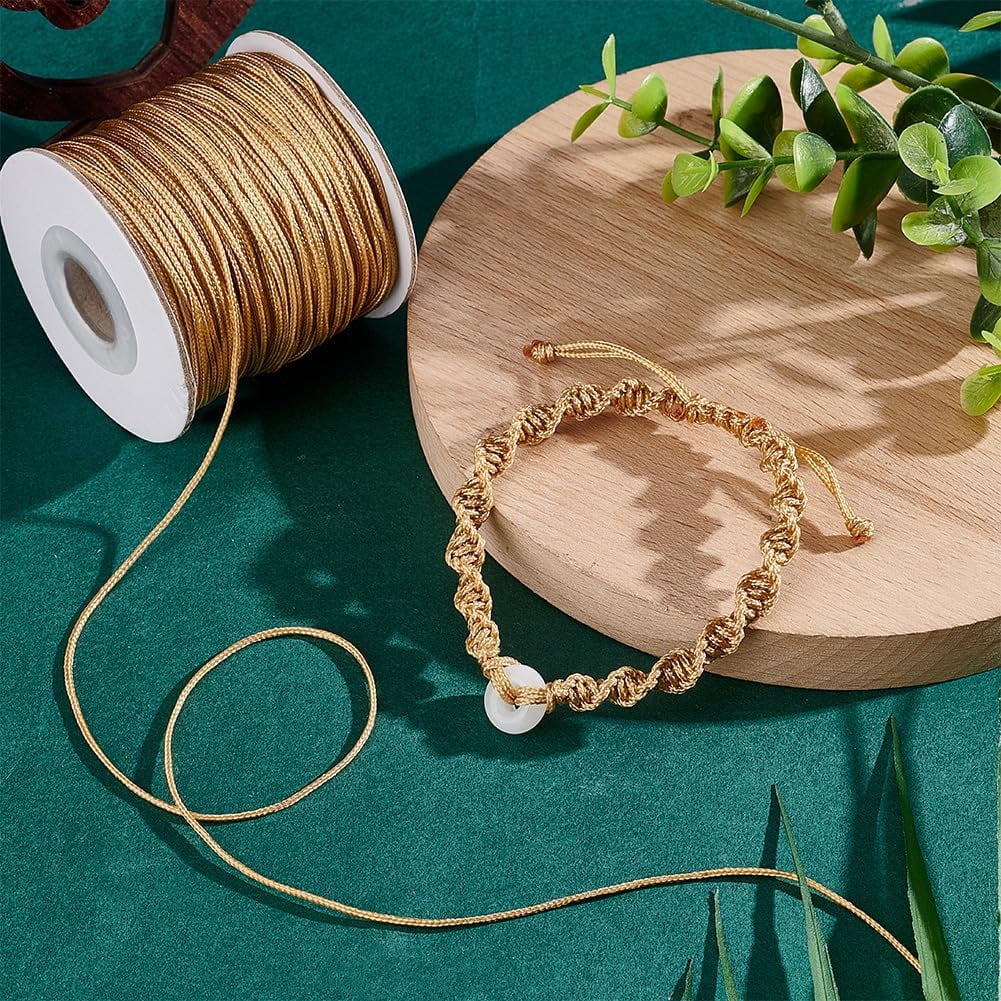silk cord satin bracelet cord
