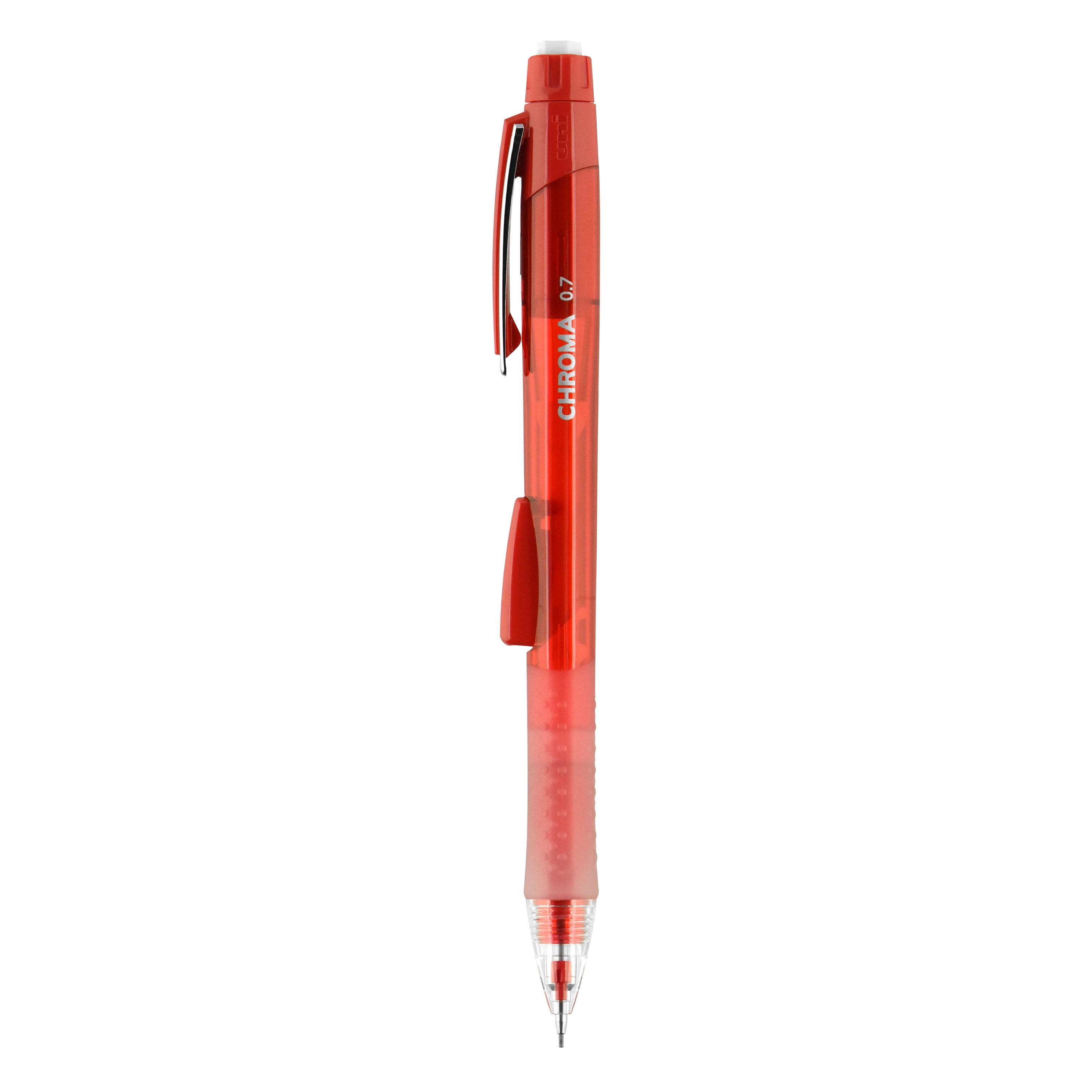 Uniball CHROMA Mechanical Pencil HB #2, Medium Point (0.7mm), Red, 12 Count  