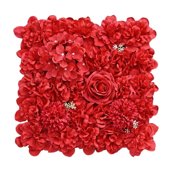 Artificial Ivy Privacy Fence Panels, Lifelike Expandable Faux Hedge Screen with Flowers, Uv Resistant Plastic Wall Panel for Balcony Garden Wedding Decoration, 13.78 X 13.78 Inch
