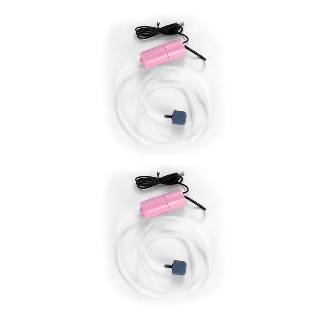 Bomba de agua Generador de oxígeno Methold Compresor de aire 2piezas Rosa