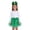 Pink, variant on CPNG St. Patrick's Day Costume Set Green Tulle Skirt & Glitter Bow Headband Set - Party Costume, Dance Performance Outfit(Pink,5-7 Years)
