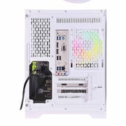 Periphio Atlas Gaming PC, AMD Ryzen 5 5500 up to 4.2GHz with Radeon RX 6500XT 4GB GPU (Gaming Optimized), 16GB RAM, 1TB SSD, WiFi, Windows 11 Desktop, White, Full Battlestation