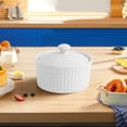 thumbnail image 5 of Aufmer Ceramic Baking Bowl, Small Pudding Cup Oven Safe Dessert Dish, Individual Ramekin for Creme Brulee Souffle, Tableware Serving Bowl for Kitchen Baking, 5 of 5