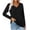 Black, variant on Tqcoqu Womens 2026 Fall Long Sleeve Shirts,Basic Apparel Plus Size Shirts Trendy V Neck Tshirt for Women Curved Hem Tops,Black Women's S-XXXXXL
