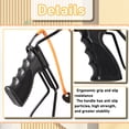 thumbnail image 4 of Clianle Black Alloy Hunting Slingshot with Adjustable Wrist Rest Length Catapult, 4 of 10