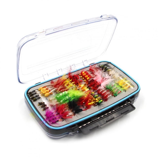 Caja De Pesca, Caja De Pesca Con Mosca, Contenedores De Almacenamiento De Anzuelos, Resistente Y Duradero Para Amantes De La Pesca, Aparejos De Pesca, Uso Al Aire Libre, Niños ANGGREK Otros Deportes y Recreación