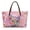 Cat, variant on with Zipper Top Handle Bag for Shopping Travel, Cat Reversible Top Handle Tote Bag with Lightweight