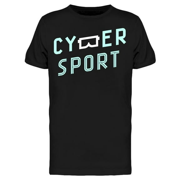 Cyber Sport Font T-Shirt Men -Image by Shutterstock, Male Large