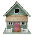 thumbnail image 4 of Kitty Cottage Birdhouse - Pink, 4 of 5