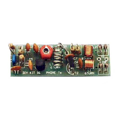 Analog FM Telephone Transmitter KIT Requires Assembly