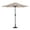 Beige, variant on Westin Outdoor 9 Ft Umbrella with Round Resin Plastic Base Weight Included for Patio Garden UV Water Weather Resistant, Coffee