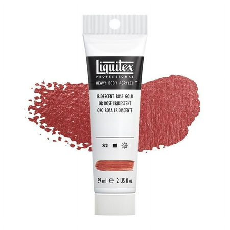 UPC: 0887452048855 | Liquitex Professional Heavy Body Acrylic Paint – Iridescent Rose Gold 59 ml Tube