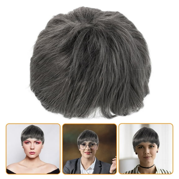 Worgeous Grey  Cut Wigs For Black Women Gray Short Wavy  Wigs Short Women Wig  Cut Hair Short Layered  Wig