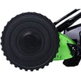 thumbnail image 2 of Manual 5-Blade Reel Lawn Mower with Grass Catcher, Green Steel Hand Push Lawn Mower, 2 of 20