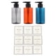 thumbnail image 1 of EeaseMX Juego de 3 botellas de presión para gel de ducha, accesorio de baño sencillo para el hogar, 1 of 8