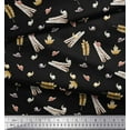 thumbnail image 3 of Soimoi Cotton Duck Fabric Leaves,Cinnamon & Snail Insects Print Fabric by Yard 42 Inch Wide, 3 of 3