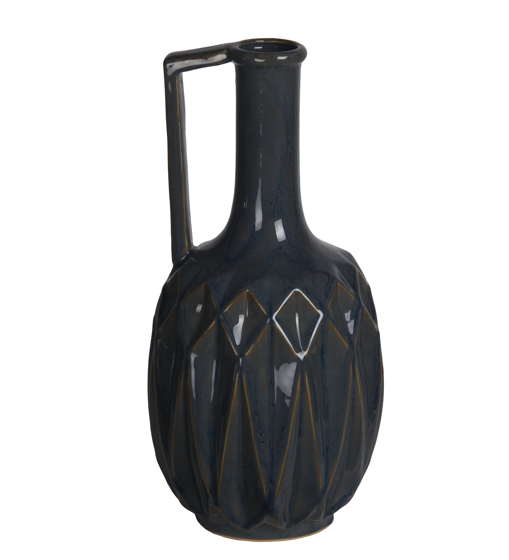 Small Blue Ceramic Vase