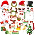 thumbnail image 2 of MOQIN Christmas Photo Booth Props Kit(30Pcs) DIY Photo Booth Prop Pose Sign Kits for Adults Kids for Christmas Party Supplies 2024 Christmas Party Decoration, 2 of 6