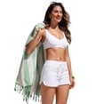 thumbnail image 4 of Shorts de baño CRZ YOGA clásico tiro alto 7.5 cm blanco XS, 4 of 6