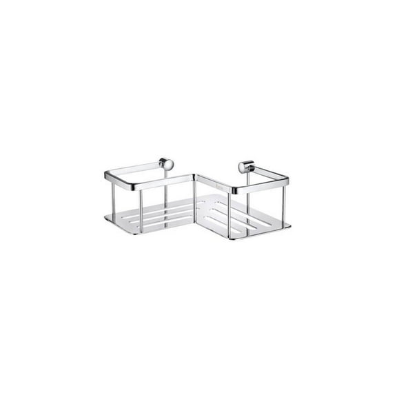 Corner Soap Basket in Polished Chrome Finish