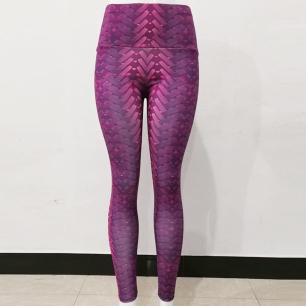 WILLBEST Leggings de Yoga Estampados para Mujer, Mallas Elásticas para Entrenamiento, Pantalones para Correr, Gimnasio, Cintura Alta, Cómodos, Transpirables, Suaves Y Absorbentes. Chica