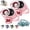 2, Pink, variant on 2026 Car Clip on Air Conditioner Fan with LED Display, 360° Rotation 199 Speed Adjustable USB Rechargeable Personal Cooling Fan, Portable Mini Cooling System for Auto Vehicle Travel Office  (2PCS)