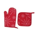 thumbnail image 1 of Festive Holiday Oven Set for Kitchen Baking Cooking Protective Heat and Potholder Pads, 1 of 6