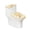 Marble Pattern, variant on HELLHERO Maple Leaf Bathroom Toilet Lid Cover Set & 2 Piece Set Toilet Seat Covers Set & Stretch for Bathroom