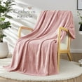 thumbnail image 2 of Exclusivo Mezcla Soft Throw Blanket, 50"x60", Pink, 2 of 6