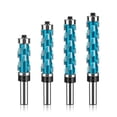 thumbnail image 3 of Premium CNC-Ready Woodworking Spiral Router Bit with Double Bearings - 12mm Shank, 3/4 Inch Cutting Diameter, 85mm Length - Disposable Design for Precision Milling, Engraving & Contour Trimming in, 3 of 5