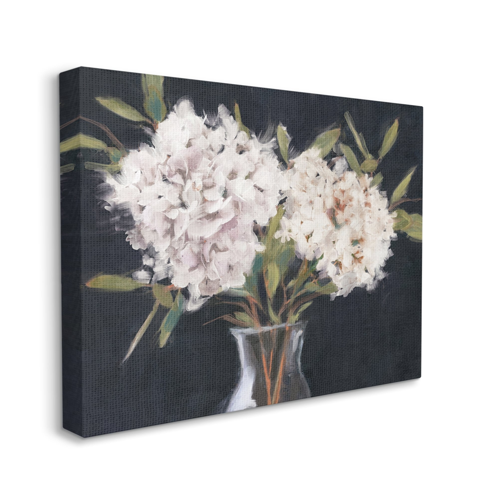 Stupell Industries Hydrangea Bouquet Still Life Botanical & Floral Painting Gallery Wrapped Canvas Print Wall Art