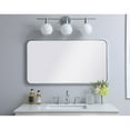 thumbnail image 2 of Soft corner metal rectangular mirror 22x40 inch in Silver, 2 of 5