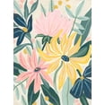 thumbnail image 2 of Vess, June Erica 19x24 Black Ornate Wood Framed with Double Matting Museum Art Print Titled - Tropical Sunshine I, 2 of 4