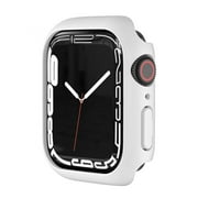Compatible with Apple Watch Case 45mm iWatch Series 7 with Screen Protector,Slim Protective Cover, Lightweight and Shock Absorbent