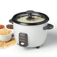 thumbnail image 5 of Starfrit 3-Cups Uncooked/6-Cups Cooked 300-Watt Electric Rice Cooker with Ceramic Coating, White, 024734-001-0000, 5 of 10