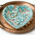 thumbnail image 5 of karymi Heart Shaped Resin Bowl with Beautiful Stone Chip Patterns, 3-Inch Transparent Decorative Trinket Dish for Jewelry and Gifts Gifts for Men Womens Gifts Family Gifts, 5 of 7