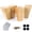 Square Tapered Natural, variant on Wood 4 Inch Tapered Furniture Legs Set of 4 Round Solid Mid Century Couch Feet Replacement Legs for Sofa Dresser Cabinet Bed Ottoman Home DIY