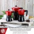 thumbnail image 2 of Magefesa Tradicional 9-Cup Stovetop Espresso Pot, Italian Moka Pot, Greca Coffee Maker, 2 of 5