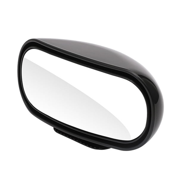 Espejo retrovisor convexo de gran angular ajustable de 360 grados para punto ciego de automóvil,pequeño espejo auxiliar circular para visión de conducción y observación de esquinas en interiores.