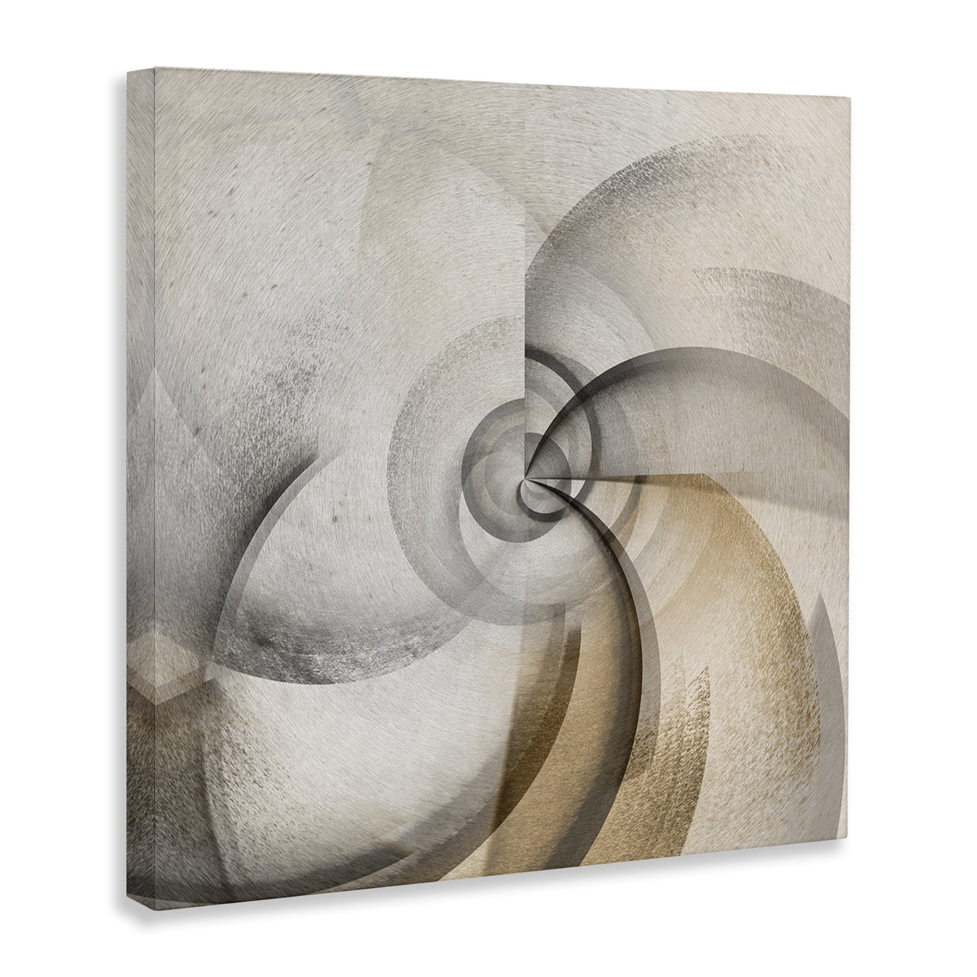 Stupell Industries Spinning Vortex Abstract Abstract Painting Wrapped Canvas Art Print Wall Art, 30 x 30