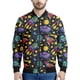 thumbnail image 2 of Chaquetas estilo bombardero con estampado 3D de dibujos animados de estilo hip hop de la calle Harajuku, abrigo de manga larga para hombres, mujeres y niños, chaqueta de vuelo de gran tamaño, 2 of 5