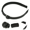 thumbnail image 2 of Unique Bargains 1 Pc Fashion Chain Knotted Headband for Women for Girls 6.10"x0.79" Black, 2 of 4
