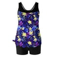 thumbnail image 6 of Fmbrln Tankini Swimsuits for Women with Boyshorts Fashion Floral Print Two Piece Modest Bathing Suits Athletic Swimwear Sets, 6 of 7