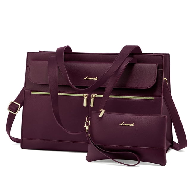 Portátil LOVEVOOK para mujer, 15.6 pulgadas, piel, color fucsia