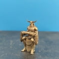 thumbnail image 2 of Brass Statue of Shennong Emperor Yan Fuxi Human King Three Sovereigns Chinese Mythology Cultural Figurine Decoration, 2 of 11